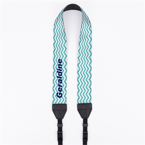 Baby Blue Chevron Personalized 1.5