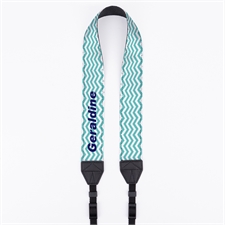 Baby Blue Chevron Personalized 1.5