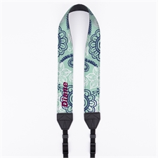 Aqua and Blue Floral Custom 1.5