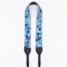 Watercolor Blue Floral Personalized 1.5