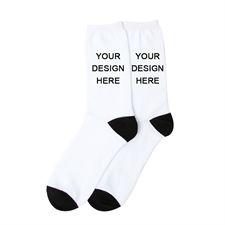 Design Your Own Unisex Photo Socks, Medium