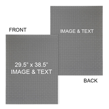 29.5 x 38.5 Personalized 2-Sided 2000 Piece Photo Puzzle - Portrait