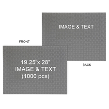 Personalized 19.25 x 28 Double-Sided 1000pcs Jigsaw Puzzles, Landscape