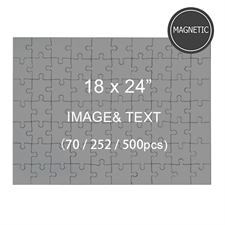 Magnetic 18 x 24 Jigsaw Puzzles, Landscape (70 or 252 or 500 pcs)
