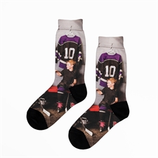 Design Your Own Unisex Photo Socks, Small
