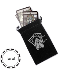 Personalized Black Tarot Velvet Bag