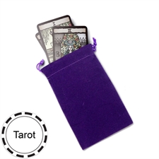 Plain Purple Tarot Velvet Bag