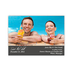 Create Your Own Save The Date Cards, Unique Love Grey