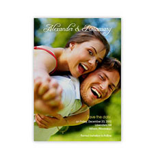 Create Your Own Marriage Announcements, My Words Black Invitations