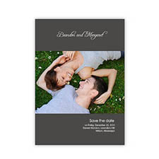 Create Your Own Marriage Announcements, My Words Grey Invitations