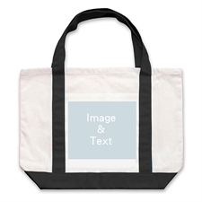 Landscape Photo Custom Large Tote Bag