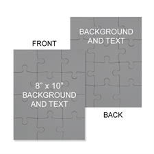 Custom 2 Sided Portrait Puzzle