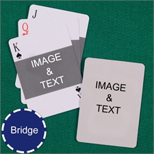 Bridge Size Playing Cards Landscape Photo Custom 2 Sides