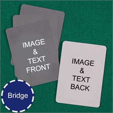 Bridge Size Playing Cards Custom Cards (Blank Cards)