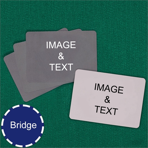 Bridge Size Playing Cards Landscape Custom Cards (Blank Cards)