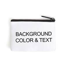 Color & Text Personalized Coin Purse (Different Design)