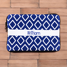 Personalized Name Blue Lkat Macbook Air 11 Sleeve