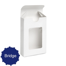 54 Bridge Size Playing Cards Window Tuck Box