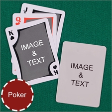Personalized Poker Modern Custom 2 Side Playing Cards