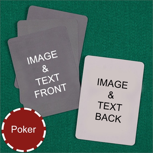Personalized Poker Custom Cards (Blank Cards) Playing Cards