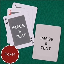 Personalized Poker Classic Custom 2 Side Playing Cards