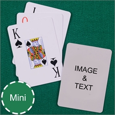 Mini Size Playing Cards Jumbo Index