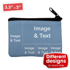 Personalized Five Collage Coin Purse (Different Image)