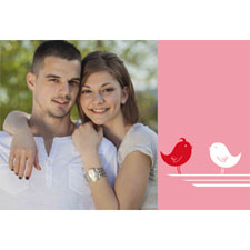 Bird And Heart Personalized Animated Invitation Card (4 X 6)