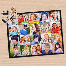 Instagram Black Twenty Collage Puzzle