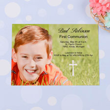 Print Your Own Holy Date Communication Photo Invitation Cards