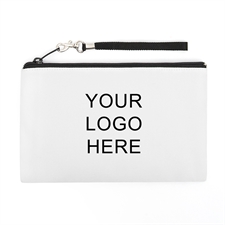 Personalized Custom Imprint Promotional (2 Side Different Image) Wristlet Bag (5x8)