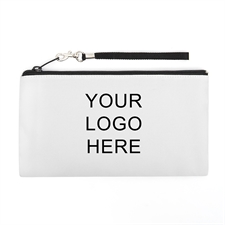 Personalized Custom Imprint Promotional 5.5X10 (2 Side Same Logo) Clutch Bag