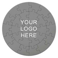 Custom Printed Large 26 Piece Small Round Puzzles