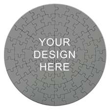Print Your Design Round Puzzle 7 1/4