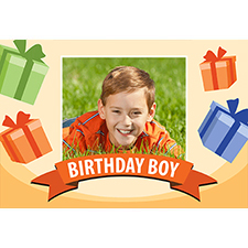 Personalized Birthday Boy Lenticular Greeting Card