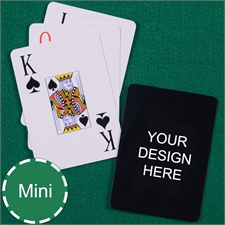 Print Your Design Mini Size Playing Cards Jumbo Index