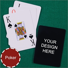 Personalized Design Poker Jumbo Index Playing Cards