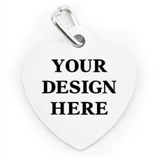 Personalized Personalized Heart (Custom 1 Side) Dog Or Cat Name Tag