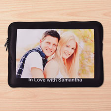 Custom Macbook Pro 13 Sleeve, Black Border (2015)