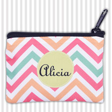 Zigzag Personalized Coin Purse