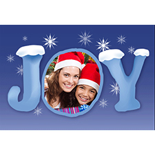 Personalized Behold Joy Lenticular Greeting Card