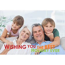 Personalized Happiest Holiday Lenticular Greeting Card