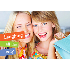 Personalized Cheer All Around Lenticular Greeting Card