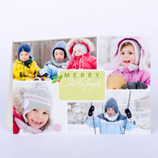 Winter Harmony Personalized Photo Christmas Card
