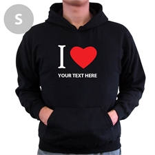 Personalized I Love (Heart) Black Small