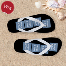 Create My Own Personalized Flip Flops Eight Image, Women's Medium