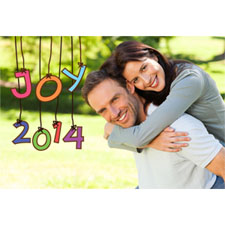 Personalized Joy To Everyone 2017 Lenticular Greeting Card