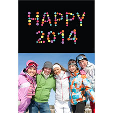 Personalized New Year Cheer 2017 Lenticular Greeting Card