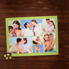 Lime Seven Collage 18 X 24 Photo Puzzle