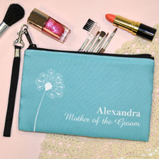 Personalized The Wedding Flower Wristlet Bag (Medium Inch)